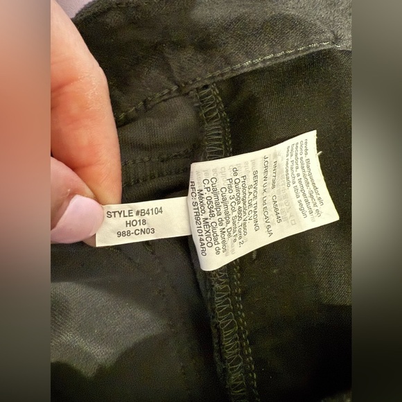 J. Crew Factory Mercantile Mid-Rise Gray Velvet Skinny Jeans - Size 29 - Picture 6 of 6